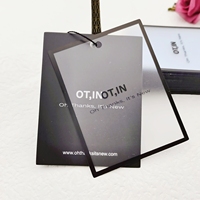Écologique Logo Personnalisé Cadeau pvc transparent Tag Etiquette Bundle Wraps Hang Tags Extension de Cheveux swing étiquette Hang Tags