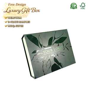 Wholesale Luxury Hard Paper Packaging Gift Box Gold Foil Custom Printed Reusable Materials Carton Emballage Eco - Product Image 1