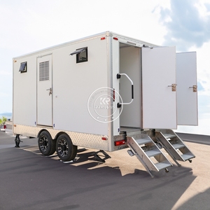 Toilettes et douche mobiles de luxe sur roues, portables pour l'extérieur, à vendre - Product Image 3