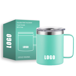 Biểu tượng tùy chỉnh in thép không gỉ cốc cà phê đồng bằng màu trắng nhiệt kỹ thuật số <span class=keywords><strong>Mug</strong></span> với chai nước Các tính năng - Product Image 1