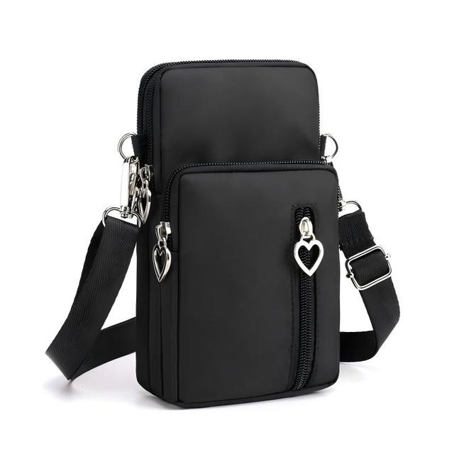 Big Size Hot Sale Women's Nylon Multi-Function Waterproof Cross Body Sling Cell Phone Bag Fashionable Lady Style