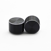 Bouton de volume en aluminium moleté de qualité supérieure, usiné CNC, pour amplificateur Hi-Fi, DAC et équipement audio