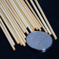 Brochettes de barbecue en bambou naturel de qualité alimentaire, pointues, biodégradables, portables, pour grillades au charbon de bois, fabriquées en Chine