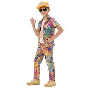 Conjunto de Pantalones Acampanados Retro <span class=keywords><strong>Disco</strong></span> Años 70 para Niños y Niñas, Disfraz de Halloween (Poliéster) - Product Image 5