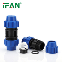 IFAN Chine Fabrication Raccord de tuyau en HDPE Raccord en HDPE à prise égale pour l'irrigation agricole