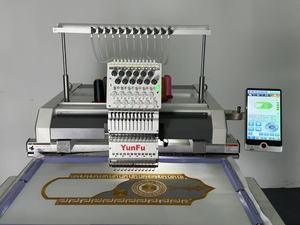 High Quality 12 Needle Single Head Automatic Flat Embroidery <b>Machine</b> 1200 Rpm New Multifunctional 800*500mm Home Use - Product Image 5