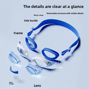 <span class=keywords><strong>Gafas</strong></span> de Natación para Niños JW-1262, Alta Definición, Antivaho, Marco Pequeño, Diseños de Dibujos Animados, Lentes de Policarbonato Impermeables para Niños - Product Image 4
