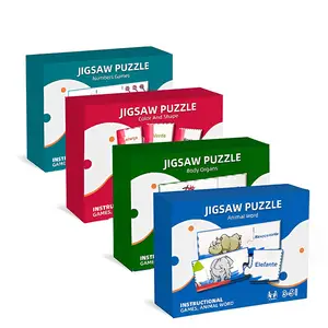 Puzzle per bambini stampa per bambini puzzle avanzato per ragazzi e ragazze Darl Jigsaw Animals Sea 2-3 a ragazzi e ragazze