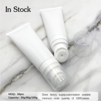 Tube cosmétique fonctionnel 50g/80g/100g, pour massage facial, emballage de nettoyant visage, en stock et faible MOQ