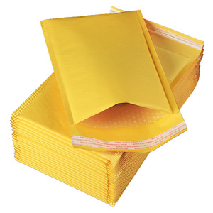 Sacs à bulles en papier kraft Stephen Chow, enveloppes express épaisses antichoc, emballage jaune pour vêtements, taille personnalisable - Product Image 3