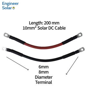 Borne annulaire en cuivre pour câble solaire 10mm² 16mm, extrémités <span class=keywords><strong>de</strong></span> démarreur <span class=keywords><strong>de</strong></span> voiture à un seul conducteur - Product Image 1
