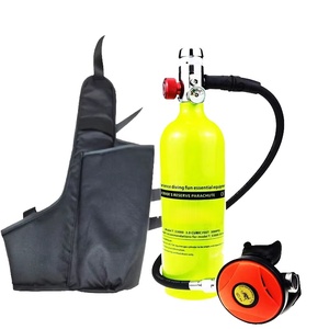 Bouteille de plongée sous-marine portable en aluminium haute pression de 1 L, mini réservoir d'air comprimé, équipement d'oxygène, 15 à 20 minutes - Product Image 1