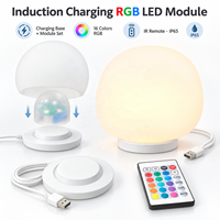 Base de lampe à induction LED USB de remplacement pour meubles de table 85 mm 120 mm