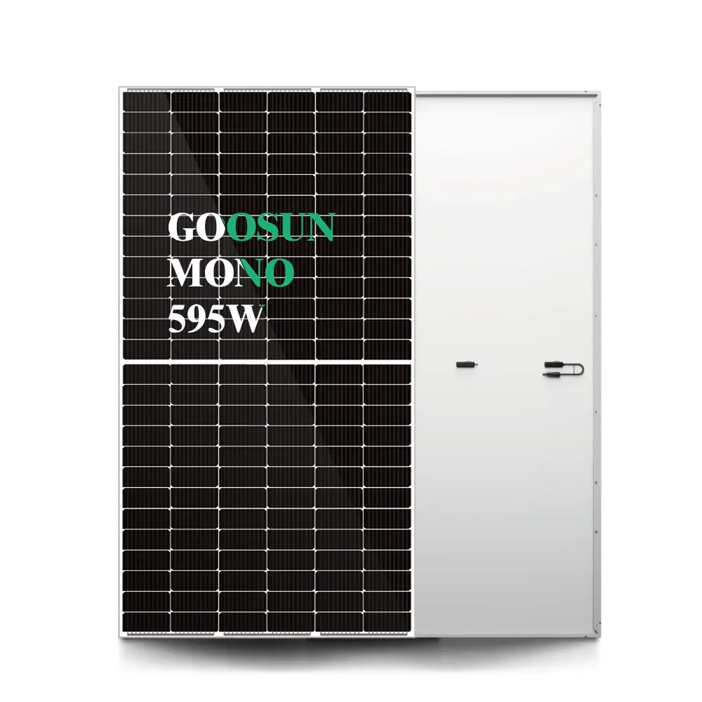 GOOSUN manufacturer solar energy panels high efficiency wholesale price solar panels 580W 585W 590W 595W 600W
