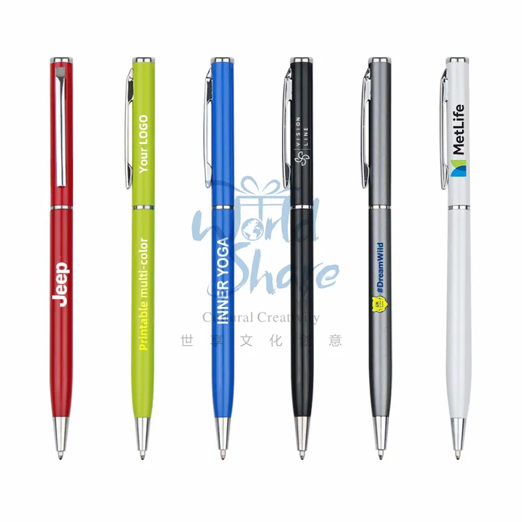 Khuyến mại màn hình cảm ứng Bóng bút kim loại bút bi với biểu tượng tùy chỉnh sang trọng Logo Pen với logo
