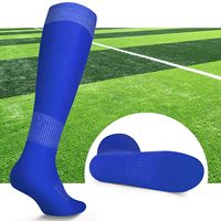 Chaussettes de football personnalisées en jacquard de haute qualité, antidérapantes, pour le baseball et le football, montantes, avec emballage personnalisé