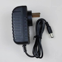 Adaptateur de commutation ABS universel 12V1A 12W pour éclairage LED d'aquarium Sortie AC DC 1A Compatible UK AU