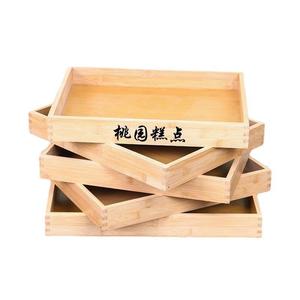 Bamboo Bread <b>Tray</b> Rectangular Cake Pastry <b>Baking</b> <b>Tray</b> Food Display <b>Storage</b> <b>Tray</b> Simple Style Solid Color - Product Image 3