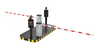 Barrière de contrôle d'accès extérieure à reconnaissance de plaques d'immatriculation avec caméra 5MP, construction métallique, vente directe usine