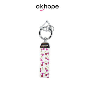 OKHOPE Longe universelle détachable <span class=keywords><strong>anti</strong></span>-chute pour téléphone portable avec bracelet en PU imprimé pour iPhone Samsung Sangles de téléphone portable - Product Image 5