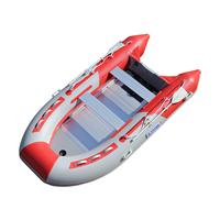 Bateau gonflable Portable en océan de 4.7m, radeau pneumatique, robuste, avec sol en aluminium