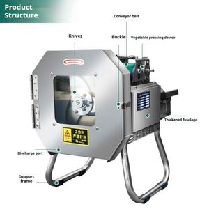 Taglierina per Cipollotti TEBAK/Macchina Automatica per Tagliare Peperoni/Macchina per Affettare Scallion Altri Macchinari per la Lavorazione degli Alimenti - Product Image 3