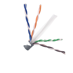 Cable Ethernet UTP Cat6 de 8 Conductores para Exteriores, Suministro de Fábrica OEM, Certificado CE/FCC, Gris/Negro, Impermeable, para CCTV - Product Image 2
