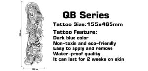 Lifelike Lion Full Arm Face <b>Tattoo</b> Stickers Semi Permanent Eco Friendly PET Film Waterproof 15 Days - Product Image 2