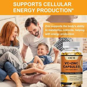 VitaHall OEM <span class=keywords><strong>C</strong></span> Vitamini ve Çinko Yumuşak Kapsülleri Antioksidan Koruma GDO'suz <span class=keywords><strong>C</strong></span> Vitamini Çinko Yumuşak Kapsülleri - Product Image 3