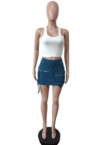Sexy enger Jeans rock Damenmode Slim Fit Rock Lady Elastic Miniröcke - Product Image 5