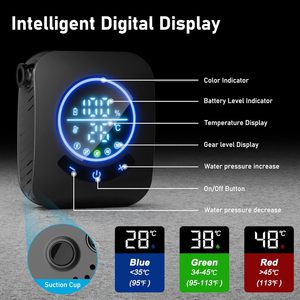 8000mAh Outdoor Electric Portable Shower Head with Water Heater <b>Camping</b> Shower Pump for <b>Camping</b> <b>Hiking</b> Car Pets - Product Image 2