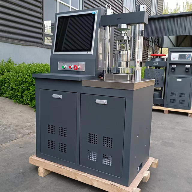 Nelat DYE-300S Electro-hydraulic Bending and Compression Testing Machine with 100x100mm Platen and 0.01N Resolution