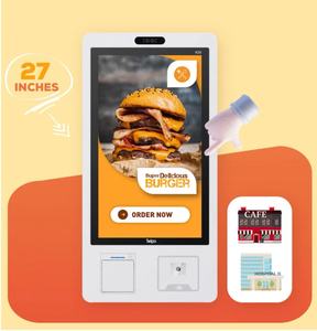 Kiosque de restaurant 15.6 écran Lcd Full Hd de 21.5 pouces sur pied/commande de comptoir de nourriture Qsr Kiosque à service <span class=keywords><strong>rapide</strong></span> - Product Image 6