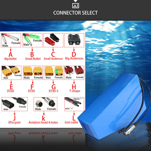 Batterie lithium-ion triangulaire 48V 52V 60V 72V avec BMS 80A 100A 150A 200A, fabriquée avec des cellules 21700 de qualité A, connecteurs XT60 XT90, en stock au Royaume-Uni et en Australie - Product Image 5