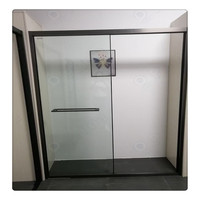 Prime usine panneaux de douche en verre trempé personnalisés salles de douche