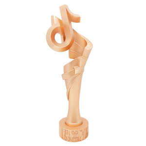 Trofeo Personalizzato in Metallo Dorato, Premio TikTok, Medaglie e Targhe per Campionati, Eventi Aziendali, Souvenir e Regali - Product Image 6