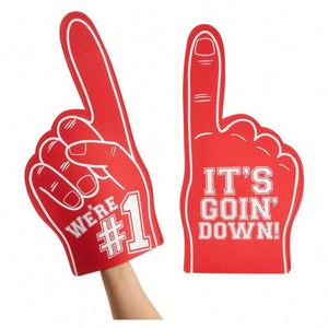 Customized Logo EVA <b>Foam</b> Hand Cheerleading <b>Foam</b> Fingers for Sports Cheer School Spirit <b>Craft</b> <b>Foam</b> Hands Team Finger - Product Image 1