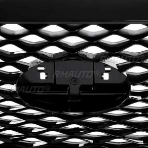 Pour Infiniti Q50 Q50S 2018-2021 Tous Modèles Calandre Avant Pare-chocs Capot Maille Noir Brillant Kit Auto - Product Image 6