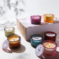 Coffret cadeau de bougies parfumées à l'aromathérapie naturelle, très vendu, pour la maison, l'hôtel, les toilettes, le bureau