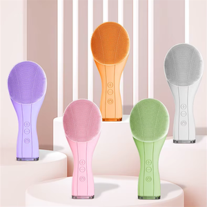 Brosse nettoyante électrique pour le <span class=keywords><strong>visage</strong></span> en silicone imperméable pour hommes et femmes, nettoyage en profondeur avec fonctions exfoliantes et massantes - Product Image 4