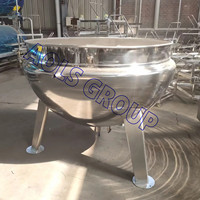 Gaz GPL Type Mangue Confiture Fruit Planetary Stirring CookKing Mixer Automatic Tomato Chili Sauce Jam Paste Cooking Kettle