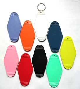 Porte-clés en acrylique personnalisé avec logo, style vintage, pour hôtel, avec impression à chaud, porte-clés vierges, cadeaux promotionnels - Product Image 1