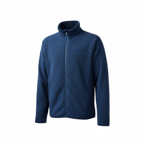 Chaqueta de lana Polar de gran tamaño para hombre, abrigos cálidos de Sherpa gruesos de estilo para hombre, bolsillo largo de lona personalizado al por mayor - Product Image 1