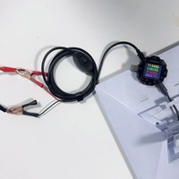 Adaptador de Batería Directo Star Link Mini de 12V a 48V con Pinzas de Cocodrilo a DC 5.5x2.1mm con Interruptor de 30A 16AWG 2M 3M 5M