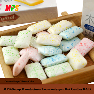 Gomme à mâcher énergétique emballée sur mesure en vrac MPS avec xylitol aromatisé aux fruits sans sucre soutient la santé des dents rafraîchit l'haleine - Product Image 2