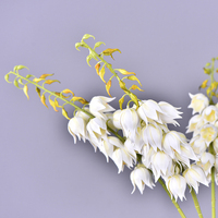 Großhandel Hochwertige EVA Realistische Weiße Orchidee Yucca Gloriosa Künstliche Blumen 99CM Modische Innendekoration für Zuhause und Hochzeit
