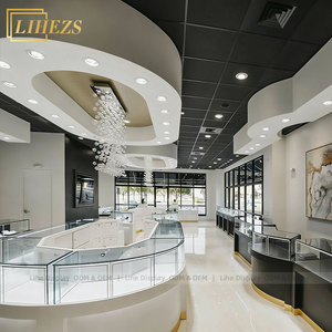 Mostrador de Exhibición de Joyería de Lujo, Vitrina para Joyería, Mesa de Exhibición para Tienda de Joyería, Diseño Interior de Tienda, Fabricante de Muebles Personalizados para <span class=keywords><strong>Tiendas</strong></span> - Product Image 5