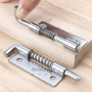 Haidibosi <b>Spring</b> Loaded Door Latch 304 Stainless Steel Industrial Cabinet Door <b>Bolt</b> Metal Lock Mechanism - Product Image 2