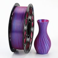 Consommables d'impression 3D, matériau d'impression lisse à haute vitesse, filament PLA 3D effet dégradé pour la décoration de la maison, modèle 3D artistique