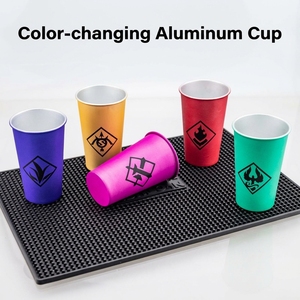 Fábrica Autorizada de <span class=keywords><strong>Coca</strong></span>-<span class=keywords><strong>Cola</strong></span> y Pepsi con 30 Años de Experiencia |   Vaso de Aluminio con Logotipo Personalizado que Cambia de Color |   Taza Mágica de 16oz que se Enfría al Contacto con el Frío MFR - Product Image 1